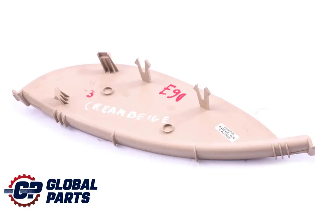 BMW 3 Series 2 E90 E91 E92 E93 LCI Cover Instrument Panel Right O/S Cream Beige - SKU 7077820-3 - Part number 7077820