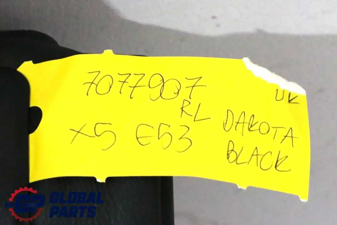Cuir Noir Dossier Du Siege Arriere A Gauche 5220 pour BMW X5 E53 à propos du numéro de pièce 7077907 BMW X5 E53 Cuir Noir Dossier Du Siege Arriere A Gauche 5220 - SKU 7077907 - Numéro de pièce 7077907