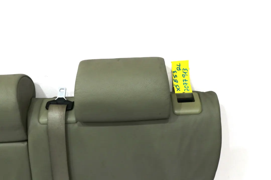 Green Leather Rear Seat Couch Backrest Left N/S to BMW X5 Series E53 with Part number 7077913 BMW X5 Series E53 Green Leather Rear Seat Couch Backrest Left N/S - SKU 7077913 - Part number 7077913