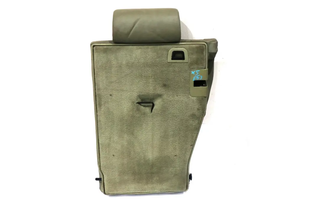 Funda Respaldo Asiento Trasero Cuero Verde Pastel Derecha para BMW X5 E53 con número de pieza 7077914 BMW X5 E53 Funda Respaldo Asiento Trasero Cuero Verde Pastel Derecha - SKU 7077914 - Número de pieza 7077914