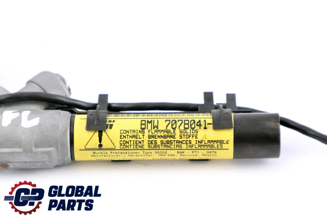 Boucle De Tendeur De Ceinture De Sécurité Avant Gauche pour BMW X5 E53 à propos du numéro de pièce 7078041 BMW X5 E53 Boucle De Tendeur De Ceinture De Sécurité Avant Gauche - SKU 7078041 - Numéro de pièce 7078041