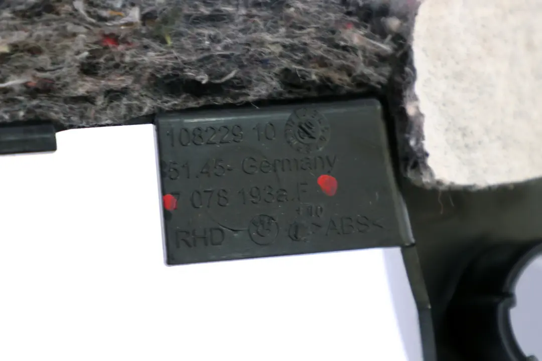 BMW 3 E90 E91 E92 E93 Passenger's Footwell Trim Panel Bottom Left - SKU 7078193 - Part number 7155189