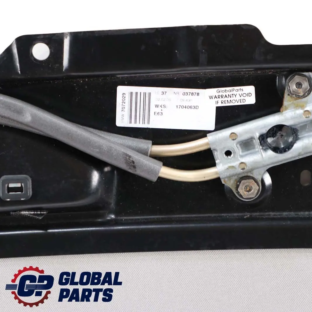 BMW 6 Series E63 Coupe Sliding Roof Panoramic Sunroof Frame 7072029 - SKU 7078217 - Part number 7133717