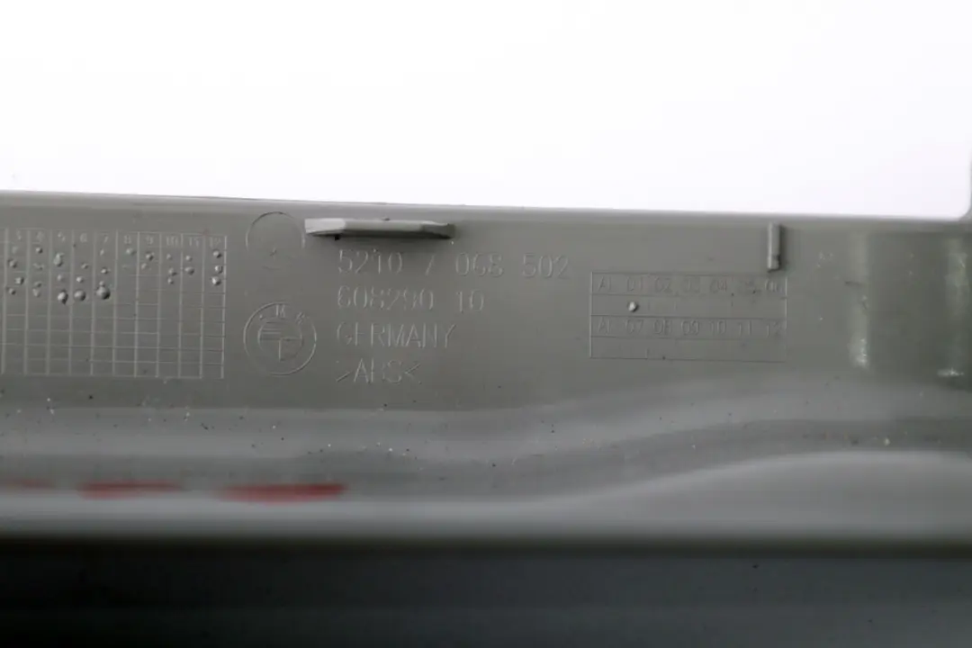 Finisher Upper Rail Exterior Trim Cover Front Right Seat to BMW 5 series E60 E61 with Part number 7078526 BMW 5 series E60 E61 Finisher Upper Rail Exterior Trim Cover Front Right Seat - SKU 7078526 - Part number 7078526