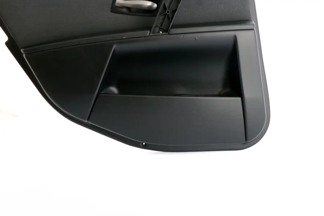 Left N/S Door Card Lining Cloth Trim Panel Black to BMW 5 Series E60 E61 2 Rear with Part number 7078727 BMW 5 Series E60 E61 2 Rear Left N/S Door Card Lining Cloth Trim Panel Black - SKU 7078727-2 - Part number 7078727