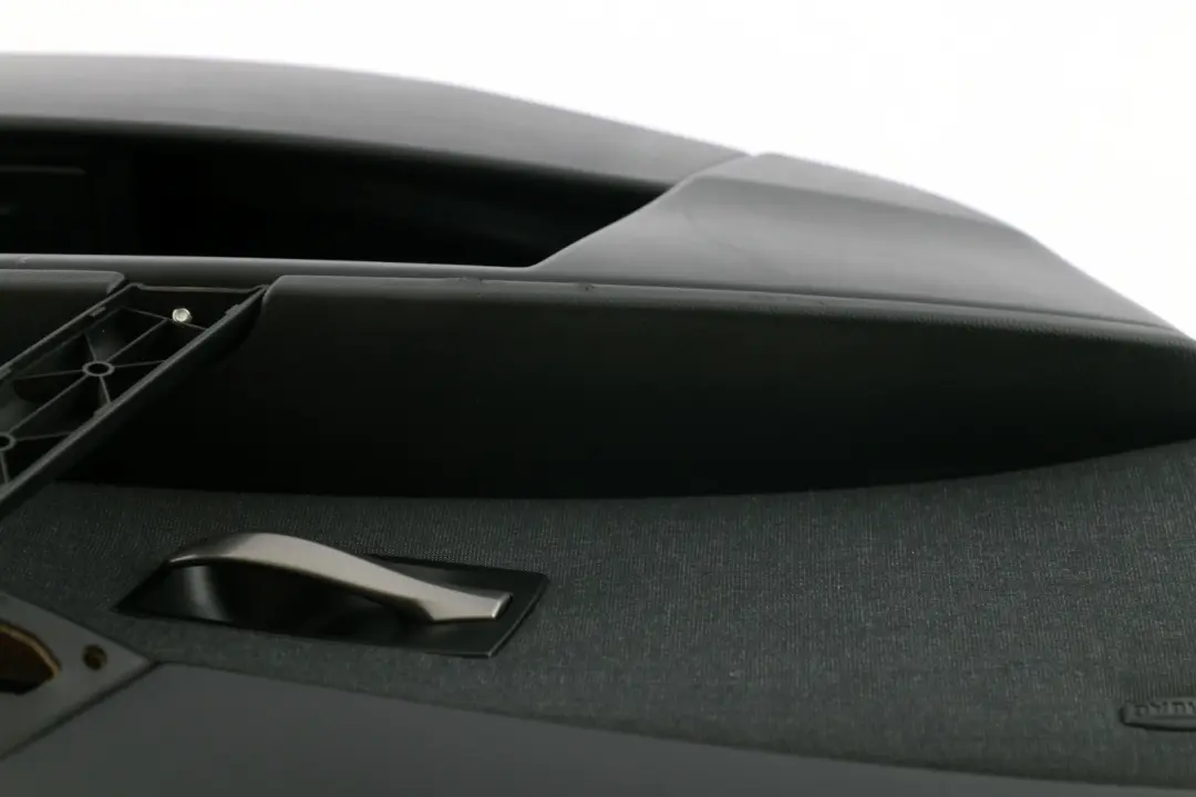 BMW 5 Series E60 E61 2 Rear Left N/S Door Card Lining Cloth Trim Panel Black - SKU 7078727-2 - Part number 7078727