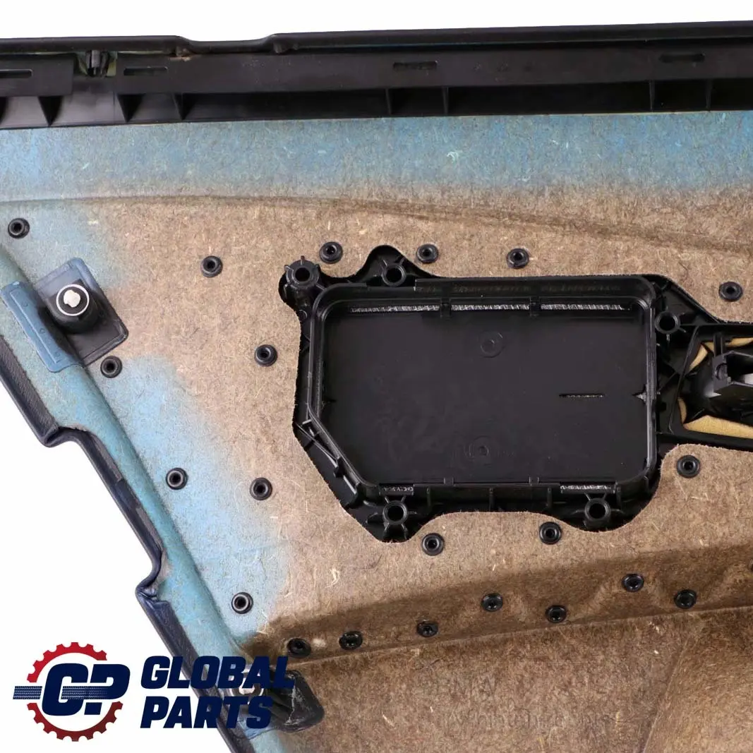Right O/S Door Card Lining Cloth Cover Trim Black Panel to BMW E60 E61 Rear with Part number 7078728 BMW E60 E61 Rear Right O/S Door Card Lining Cloth Cover Trim Black Panel - SKU 7078728-1 - Part number 7078728