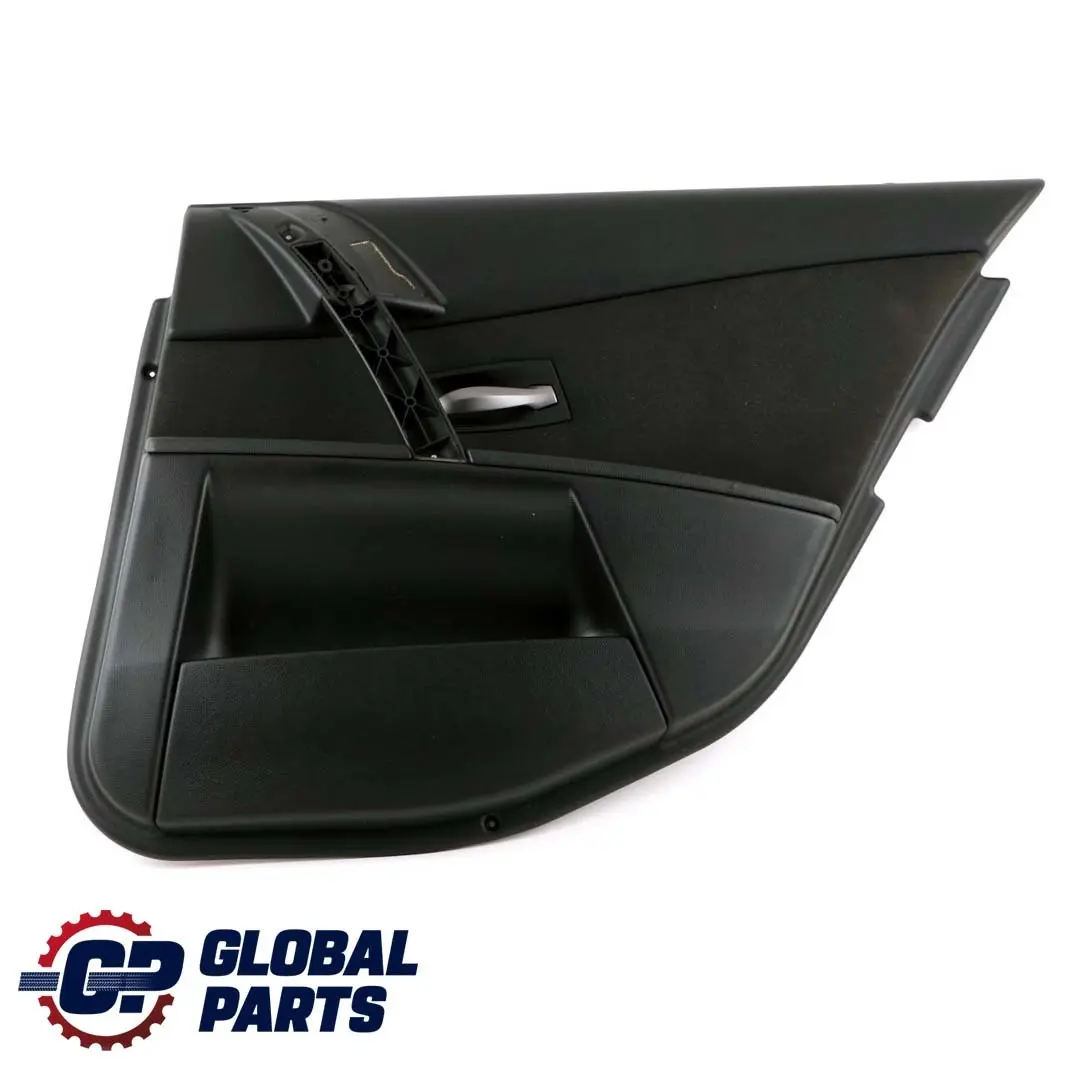Right O/S Door Card Lining Cloth Cover Trim Black Panel to BMW E60 E61 Rear with Part number 7078728 BMW E60 E61 Rear Right O/S Door Card Lining Cloth Cover Trim Black Panel - SKU 7078728-1 - Part number 7078728