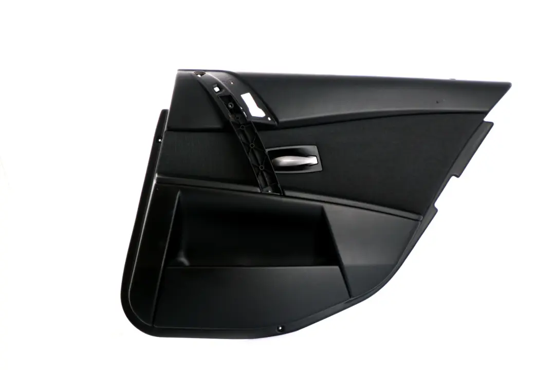 Right O/S Door Card Lining Cloth Trim Panel Black to BMW 5 Series E60 E61 Rear with Part number 7078728 BMW 5 Series E60 E61 Rear Right O/S Door Card Lining Cloth Trim Panel Black - SKU 7078728 - Part number 7078728