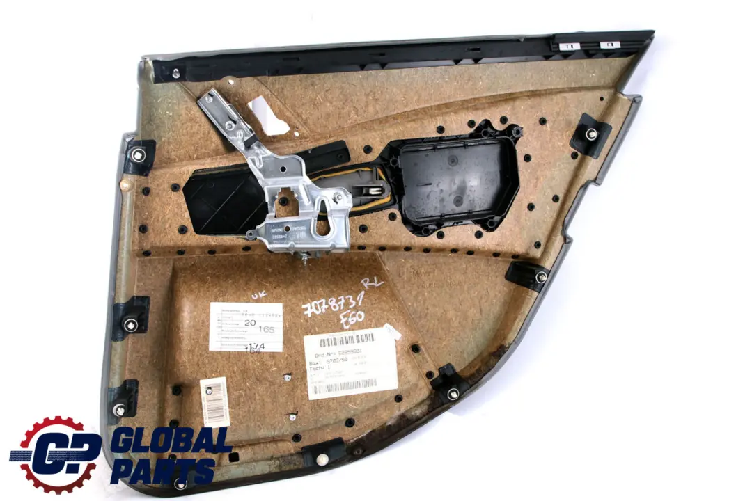 BMW E60 E61 Pannello Porta Posteriore Tessuto SX Grigio 5142 707873 - SKU 7078731 - Numero di parte 7078731
