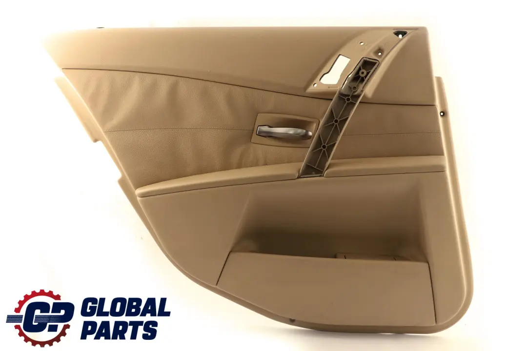 BMW Serie E60 E61 Posteriore Sinistro Porta Pannello Beige Pelle - SKU 7078743 - Numero di parte 7078743