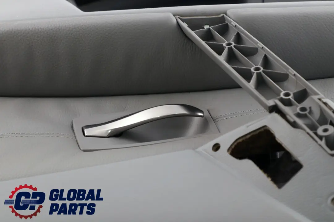 BMW 5 Series E60 Rear Right O/S E61 Door Card Lining Leather Trim Panel Grey - SKU 7078746 - Part number 7078746