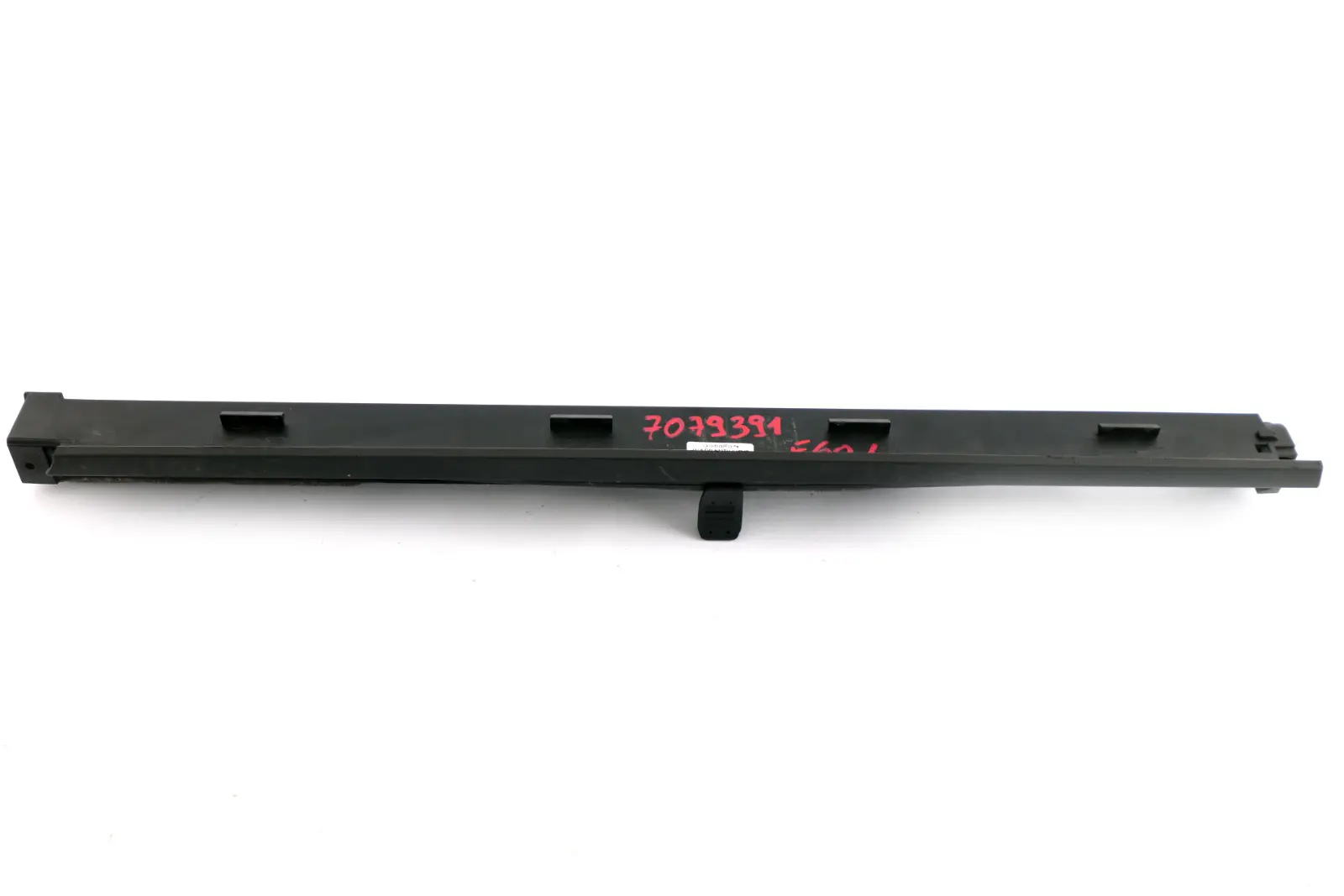 BMW E60 Sinistra Porta posteriore parasole Schwarz Nero 7079391