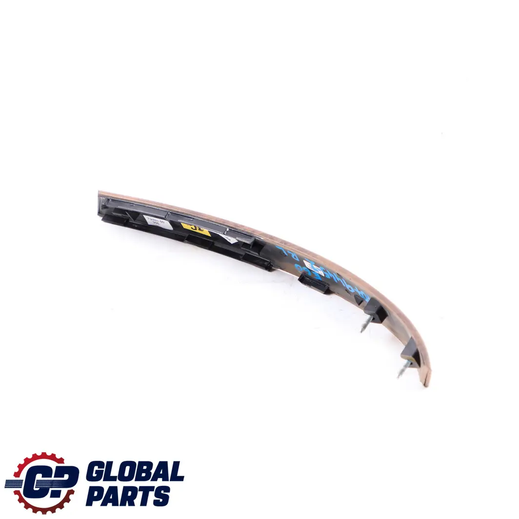 Handle Cover Trim Strip Rear Left N/S Poplar Woodgrain Light to BMW 5 Series 2 E60 with Part number 7079445 BMW 5 Series 2 E60 Handle Cover Trim Strip Rear Left N/S Poplar Woodgrain Light - SKU 7079445-2 - Part number 7079445