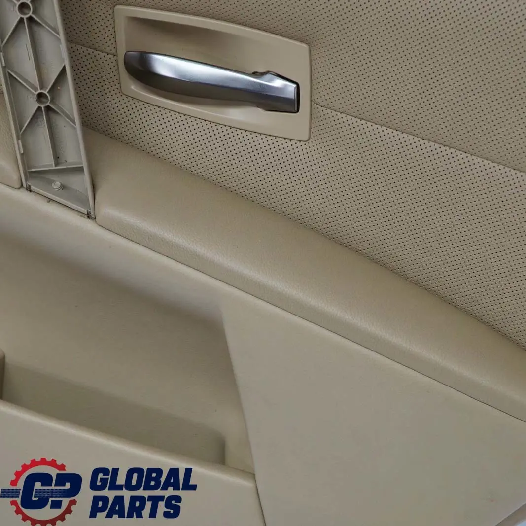 BMW E60 E61 Pannello Porta Copertura Posteriore Destra Pelle Nasca Beige - SKU 7079508 - Numero di parte 7079508