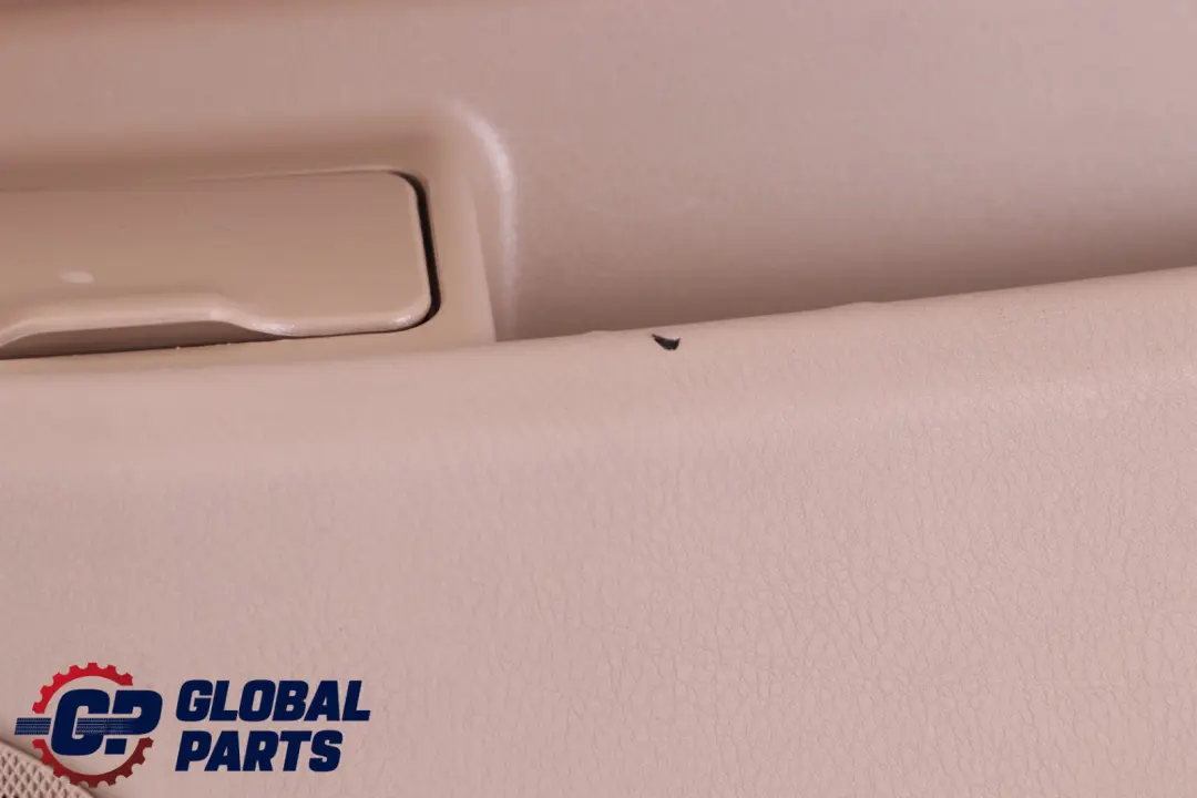 Right O/S Door Card Trim Panel Leather Beige Hellbeige 2 to BMW X5 Series E53 Rear with Part number 7079690 BMW X5 Series E53 Rear Right O/S Door Card Trim Panel Leather Beige Hellbeige 2 - SKU 7079690 - Part number 7079690