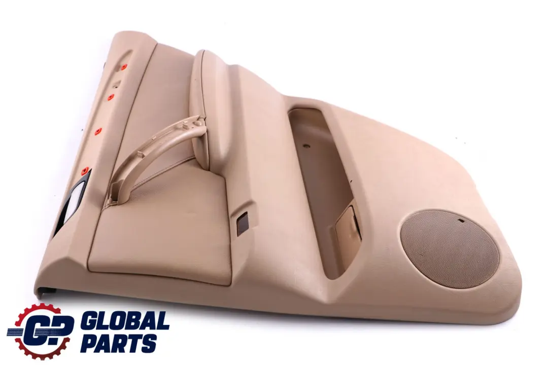 Right O/S Door Card Trim Panel Leather Beige Hellbeige 2 to BMW X5 Series E53 Rear with Part number 7079690 BMW X5 Series E53 Rear Right O/S Door Card Trim Panel Leather Beige Hellbeige 2 - SKU 7079690 - Part number 7079690