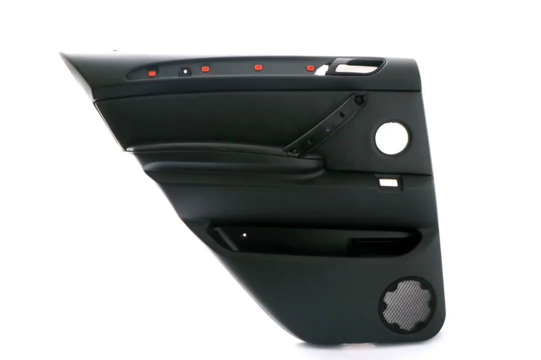 BMW X5 Series E53 Rear Left N/S Door Card Black Leather Interior Trim Panel - SKU 7079707 - Part number 7079707