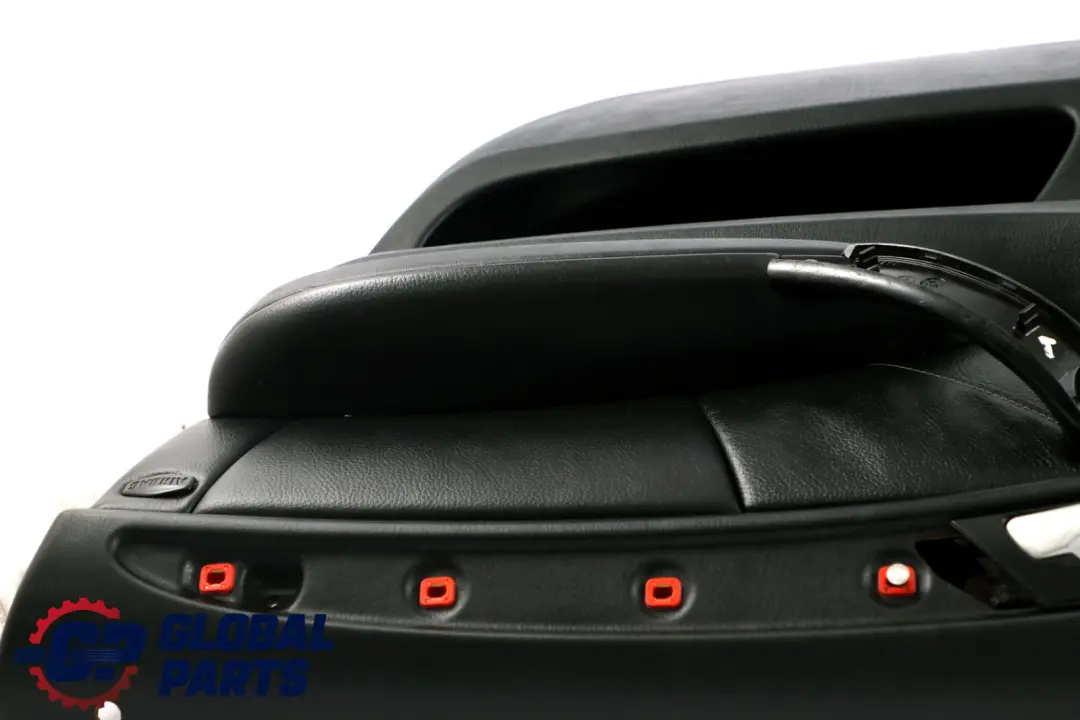 BMW X5 Series E53 2 Front Right O/S Door Card Black Leather Interior Trim Panel - SKU 7079848-2 - Part number 7079848