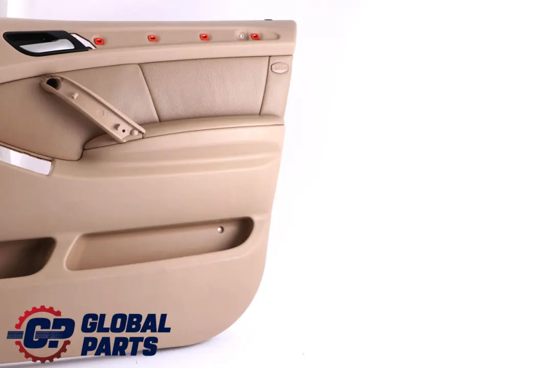 BMW X5 E53 Front Right O/S Door Card Trim Panel Leather Beige Hellbeige 2 - SKU 7079850 - Part number 7079850