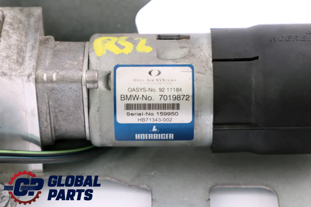 Unidad Hidráulica Techo Motor Bomba Plegable para Mini Cabrio R52 con número de pieza 7079880 Mini Cabrio R52 Unidad Hidráulica Techo Motor Bomba Plegable - SKU 7079880 - Número de pieza 7079880