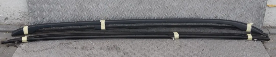BMW E61 Touring Set Dach Reling Links Rechts O/ Schwarz Saphir - SKU 7079945-BS - Teilenummer 7079946