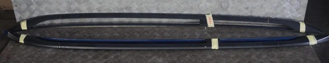 Set Roof Railing Bars Left Right N/O/S Le Mans Blue to BMW 5 Series E61 Touring with Part number 7079946 BMW 5 Series E61 Touring Set Roof Railing Bars Left Right N/O/S Le Mans Blue - SKU 7079945-LMB - Part number 7079946