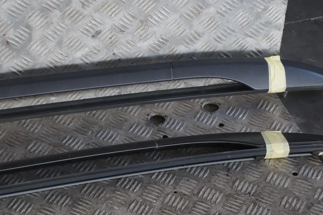 BMW E61 Touring Set Roof Railing Bars Left Right N/O/S Titan Grey - SKU 7079945-TGR - Part number 7079946