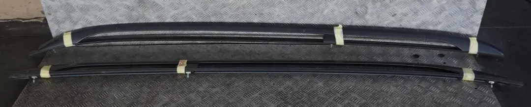 BMW E61 Touring Set Roof Railing Bars Left Right N/O/S Titan Grey - SKU 7079945-TGR - Part number 7079946