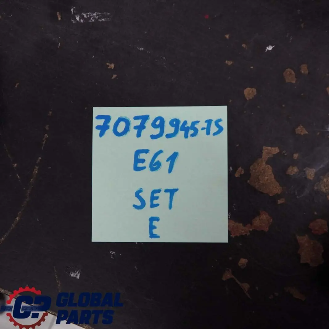 BMW 5 er E61 Touring Dachreling Reling Links Rechts Set Titansilber - 354 - SKU 7079945-TS - Teilenummer 7079945