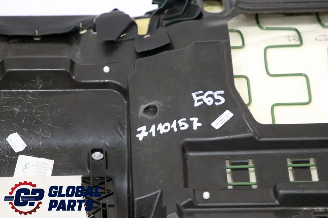 BMW E65 Asiento Trasero Banco Base Funda De Asiento Cuero Negro Perla - SKU 7110157 - Número de pieza 7110157