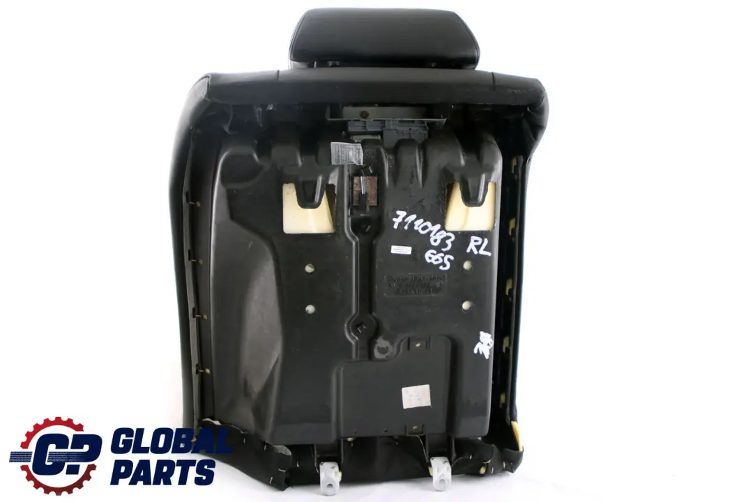 BMW 7 E65 E66 E67 Arriere Siege a Gauche Dossier Reference Cuir Pearl Noir - SKU 7110183 - Numéro de pièce 7110183