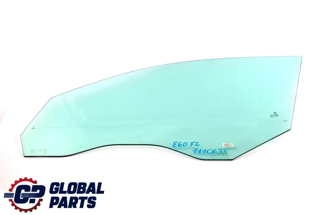 Front Door Window Glass Green Left N/S AS2 to BMW E60 E61 with Part number 7110633 BMW E60 E61 Front Door Window Glass Green Left N/S AS2 - SKU 7110633 - Part number 7110633