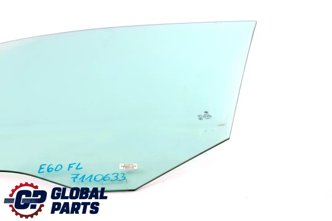 BMW E60 E61 Vetro Finestrino Portiera Anteriore Verde Sinistro AS2 - SKU 7110633 - Numero di parte 7110633