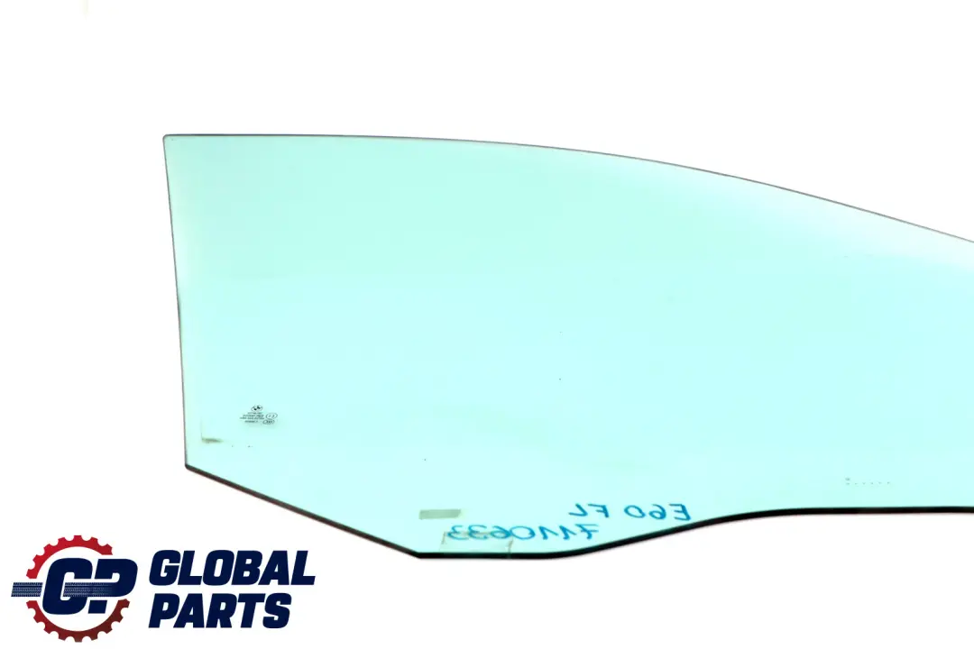 Cristal Ventana Puerta Delantera Izquierda Verde AS2 para BMW E60 E61 con número de pieza 7110633 BMW E60 E61 Cristal Ventana Puerta Delantera Izquierda Verde AS2 - SKU 7110633 - Número de pieza 7110633
