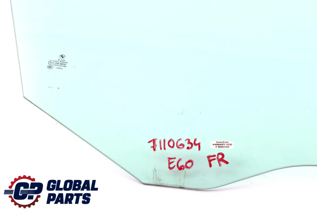 Fenetre Laterale Vert Porte Avant Droite AS2 pour BMW E60 E61 LCI à propos du numéro de pièce 7110634 BMW E60 E61 LCI Fenetre Laterale Vert Porte Avant Droite AS2 - SKU 7110634 - Numéro de pièce 7110634