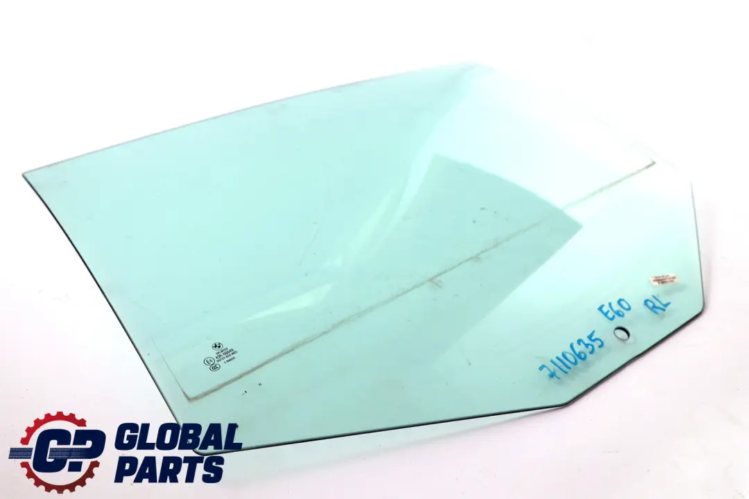 Puerta Trasera Ventana Izquierda Vidrio AS2 5135 para BMW E60 con número de pieza 51357110635 BMW E60 Puerta Trasera Ventana Izquierda Vidrio AS2 5135 - SKU 7110635 - Número de pieza 51357110635