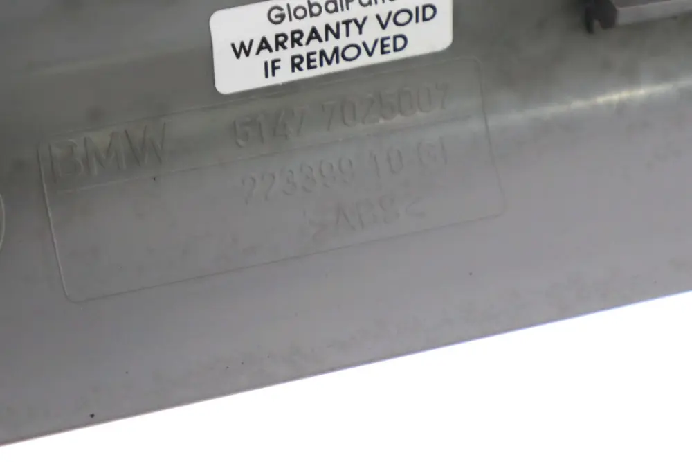 Tira Entrada BMW E60 E61 Tapa Interior Delantera Junta Izquierda Derecha para con número de pieza 7025007 Tira Entrada BMW E60 E61 Tapa Interior Delantera Junta Izquierda Derecha - SKU 7110877 - Número de pieza 7025007