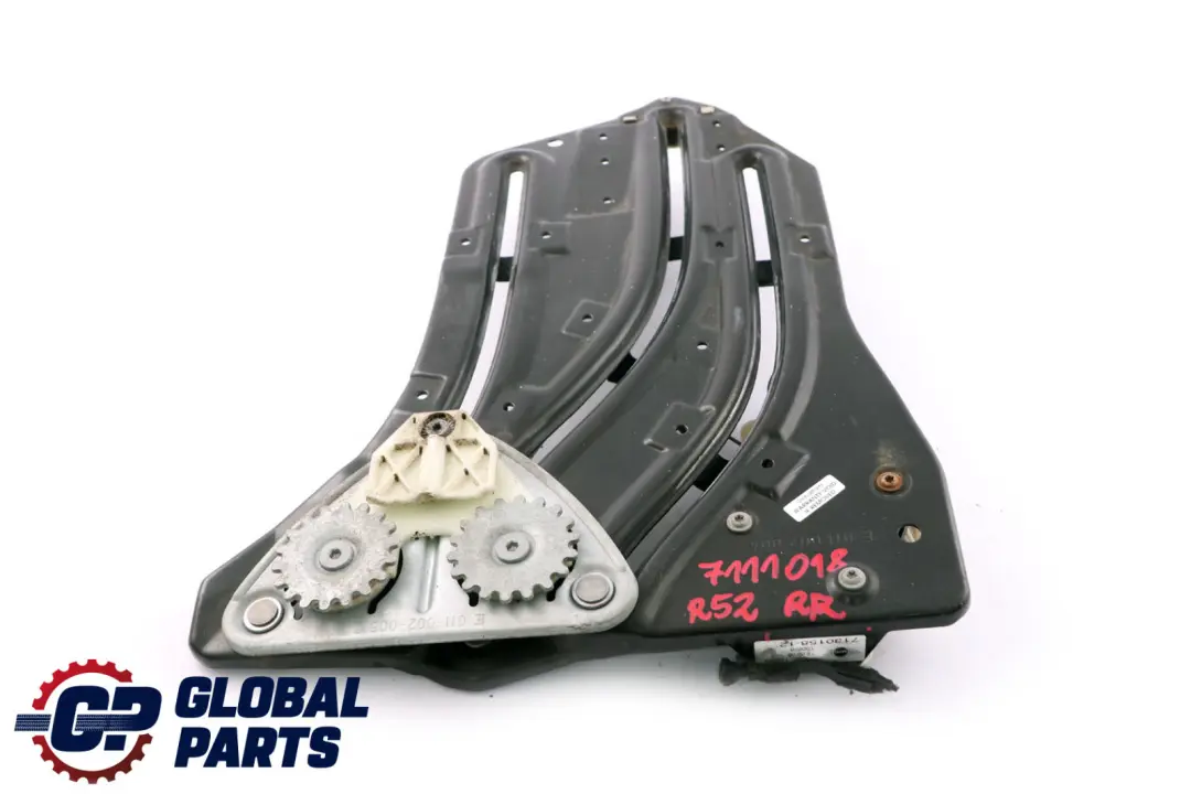 Mini R52 R57 Motore Alzacristallo Meccanismo Posteriore Destro - SKU 7111018 - Numero di parte 7111018
