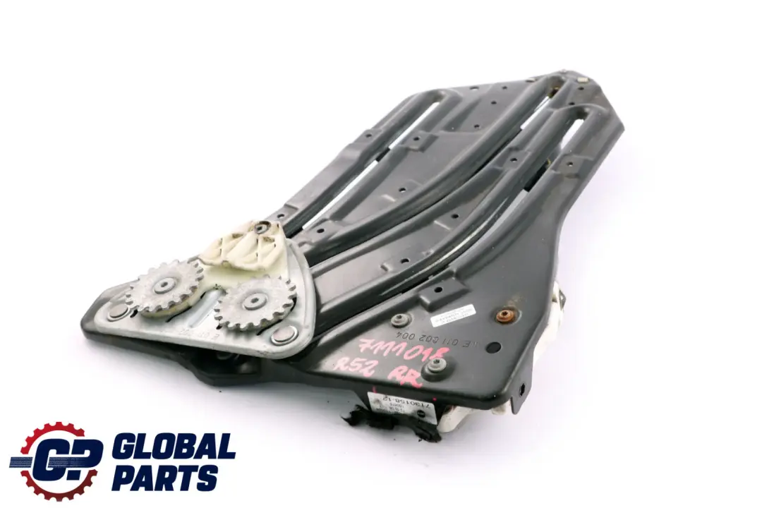 Elevalunas Mech Motor Regulador Trasero Derecho para Mini Cabrio R52 R57 con número de pieza 7111018 Mini Cabrio R52 R57 Elevalunas Mech Motor Regulador Trasero Derecho - SKU 7111018 - Número de pieza 7111018