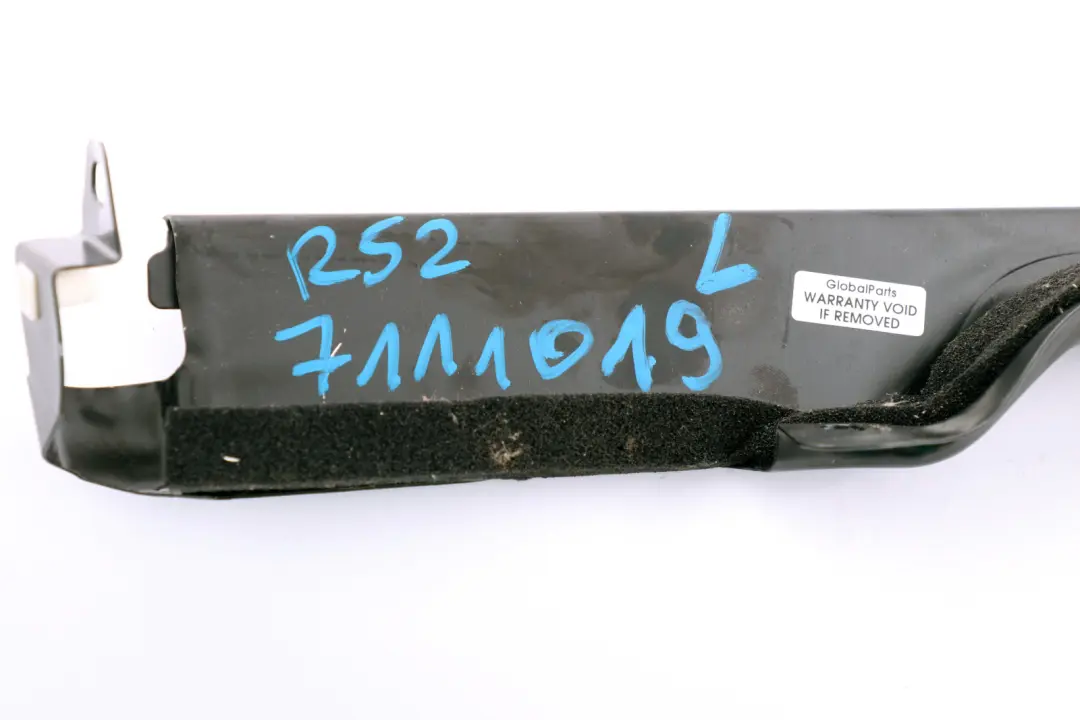 Left N/S Electric Window Connection Angle to BMW Mini R52 Cabrio Rear with Part number 7111019 BMW Mini R52 Cabrio Rear Left N/S Electric Window Connection Angle - SKU 7111019 - Part number 7111019