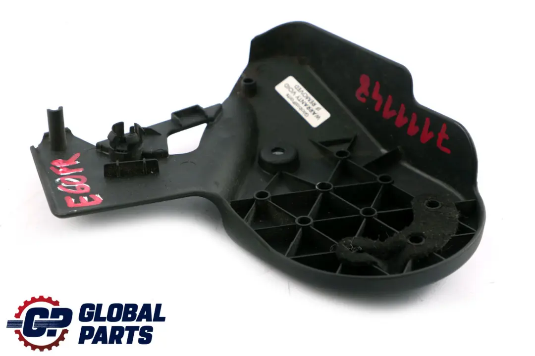 BMW E60 E61 LCI Rivestimento sedile conducente interno anteriore destro Nero - SKU 7111148 - Numero di parte 7111148