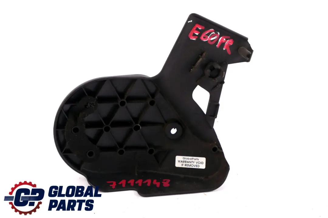 BMW E60 E61 LCI Driver Seat Covering Trim Inner Front Right O/S Black - SKU 7111148 - Part number 7111148