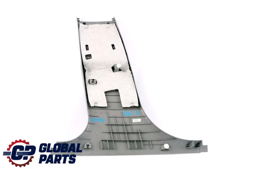 BMW E60 E61 LCI Panel Osłona Słupka B Prawy Szary - SKU 7111336 - Numer Części 7027090