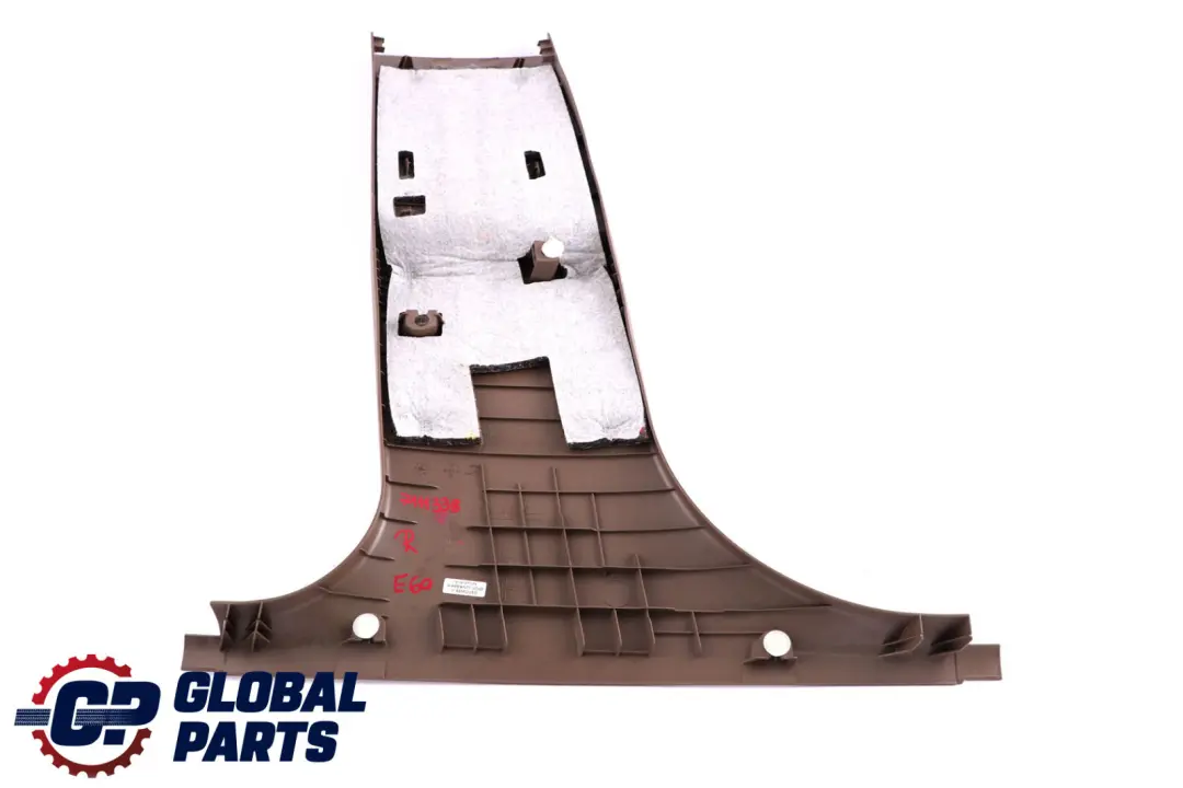 BMW 5 E60 E61 LCI Capot B Colonne en Bas a Droite Braun Marron Truffe - SKU 7111338 - Numéro de pièce 7027090