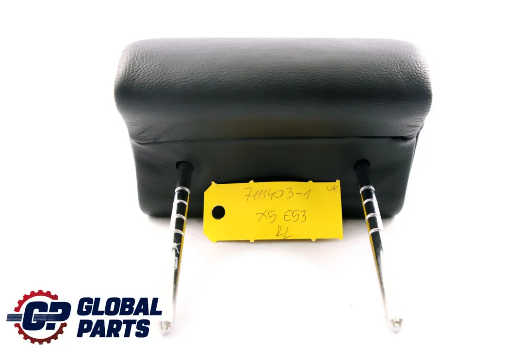 BMW X5 Series E53 1 Rear Seat Left Right N/O/S Headrest Leather Schwarz - SKU 7111403-1 - Part number 7111403