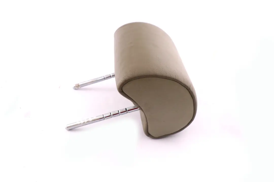 Left Right N/O/S Leather Headrest Hellbeige Beige to BMW X5 Series E53 Rear Seat with Part number 7111405 BMW X5 Series E53 Rear Seat Left Right N/O/S Leather Headrest Hellbeige Beige - SKU 7111405 - Part number 7111405