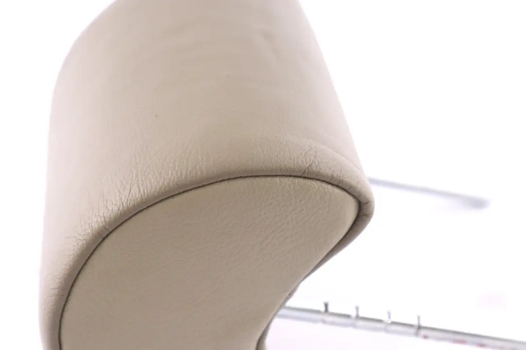 BMW X5 Series E53 Rear Seat Left Right N/O/S Leather Headrest Hellbeige Beige - SKU 7111405 - Part number 7111405