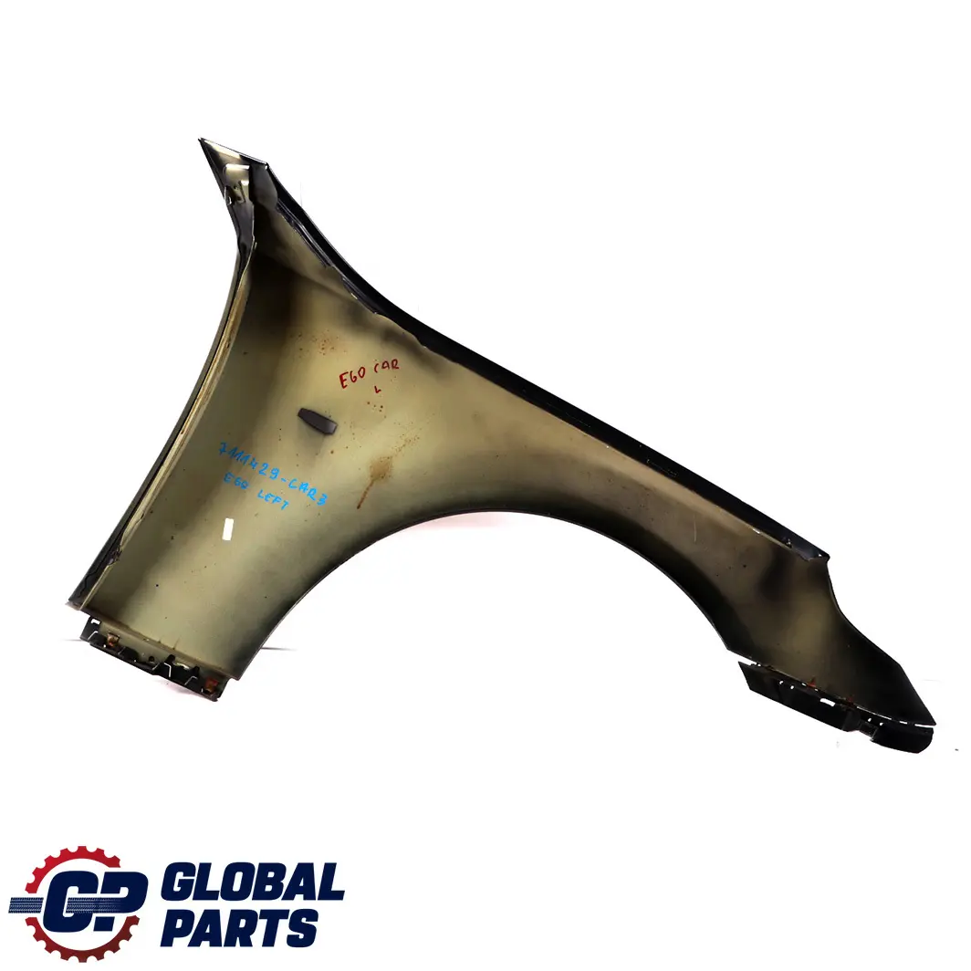 Front Left Wing Fender Side Panel N/S Carbonschwarz Black to BMW E60 E61 with Part number 7111429 BMW E60 E61 Front Left Wing Fender Side Panel N/S Carbonschwarz Black - SKU 7111429-CAR3 - Part number 7111429