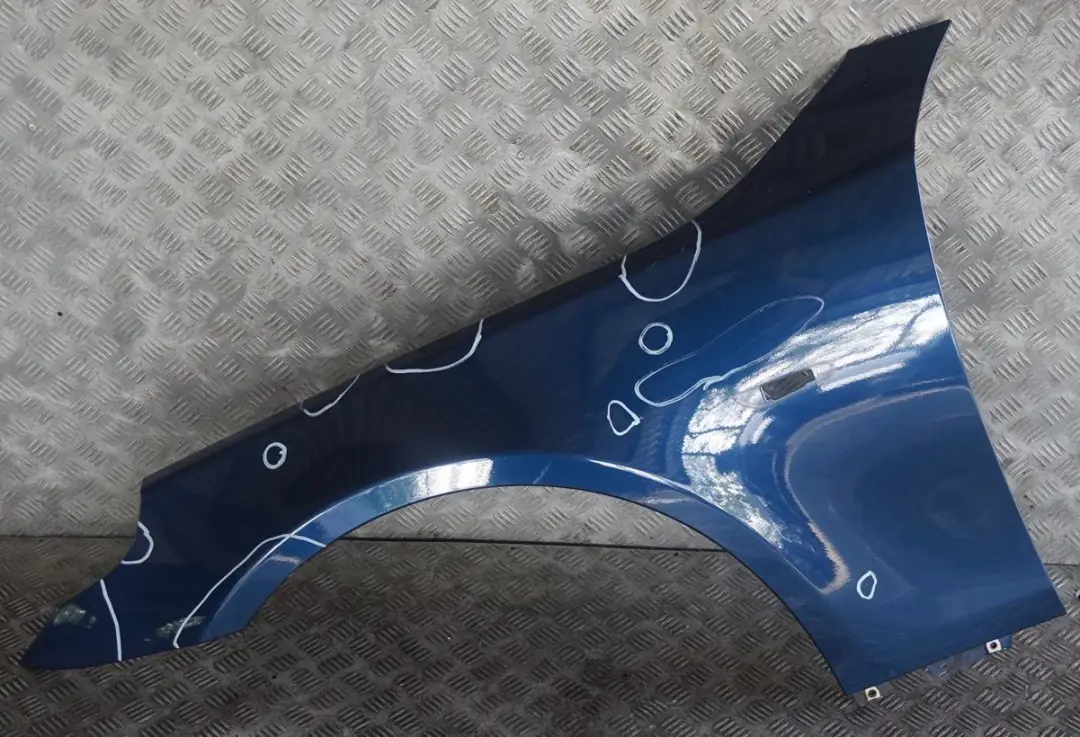 BMW 5 E60 E61 2 Front Left N/S Wing Fender Side Panel Mysticblau Blue A07 - SKU 7111429-MYS2 - Part number 7111429